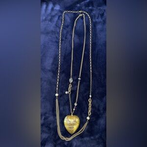 Two necklaces, 36 inches and 48 inches long.